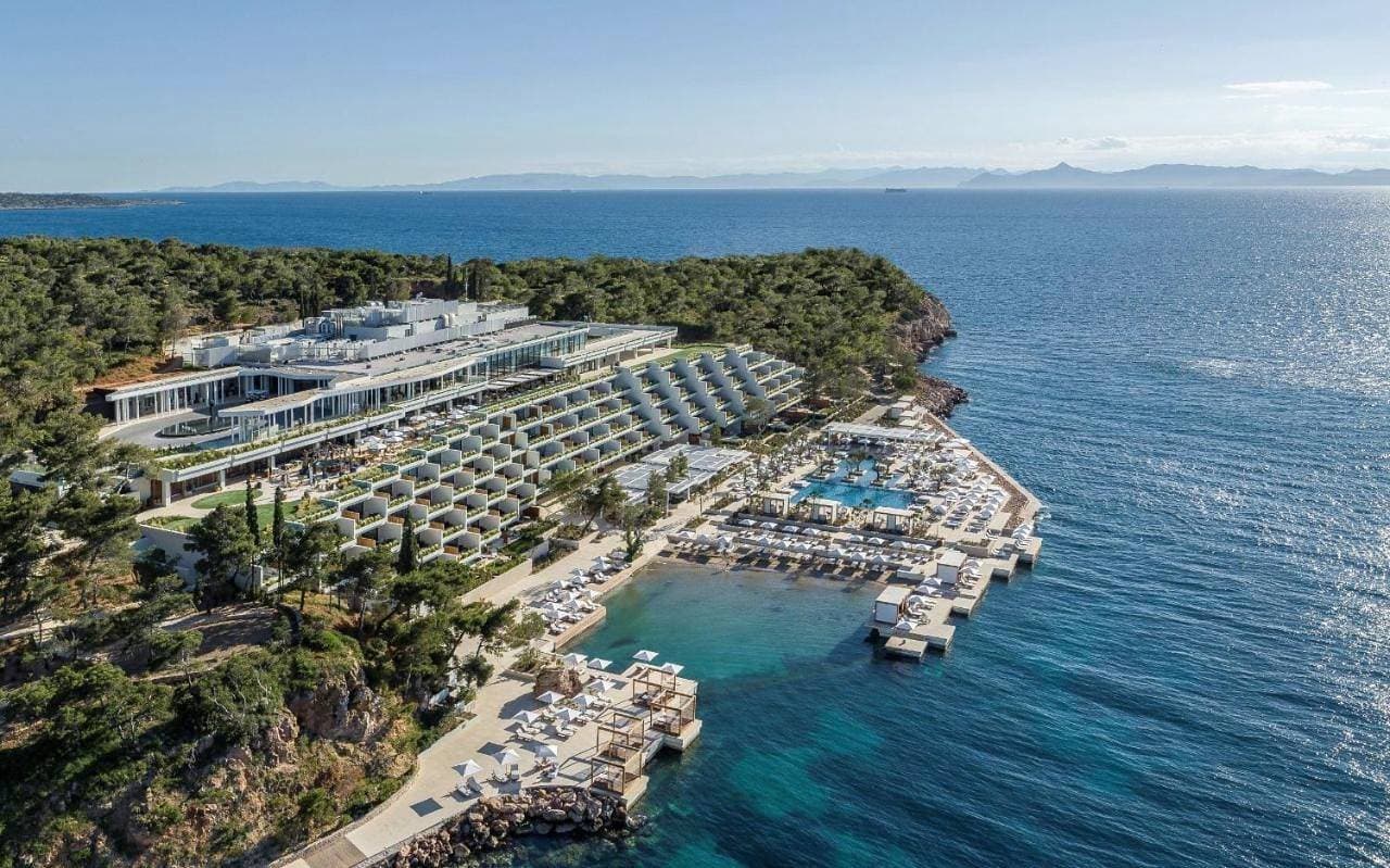 Foto 2 von 13: One-Bedroom King Suite with Nafsika Sea View Garden