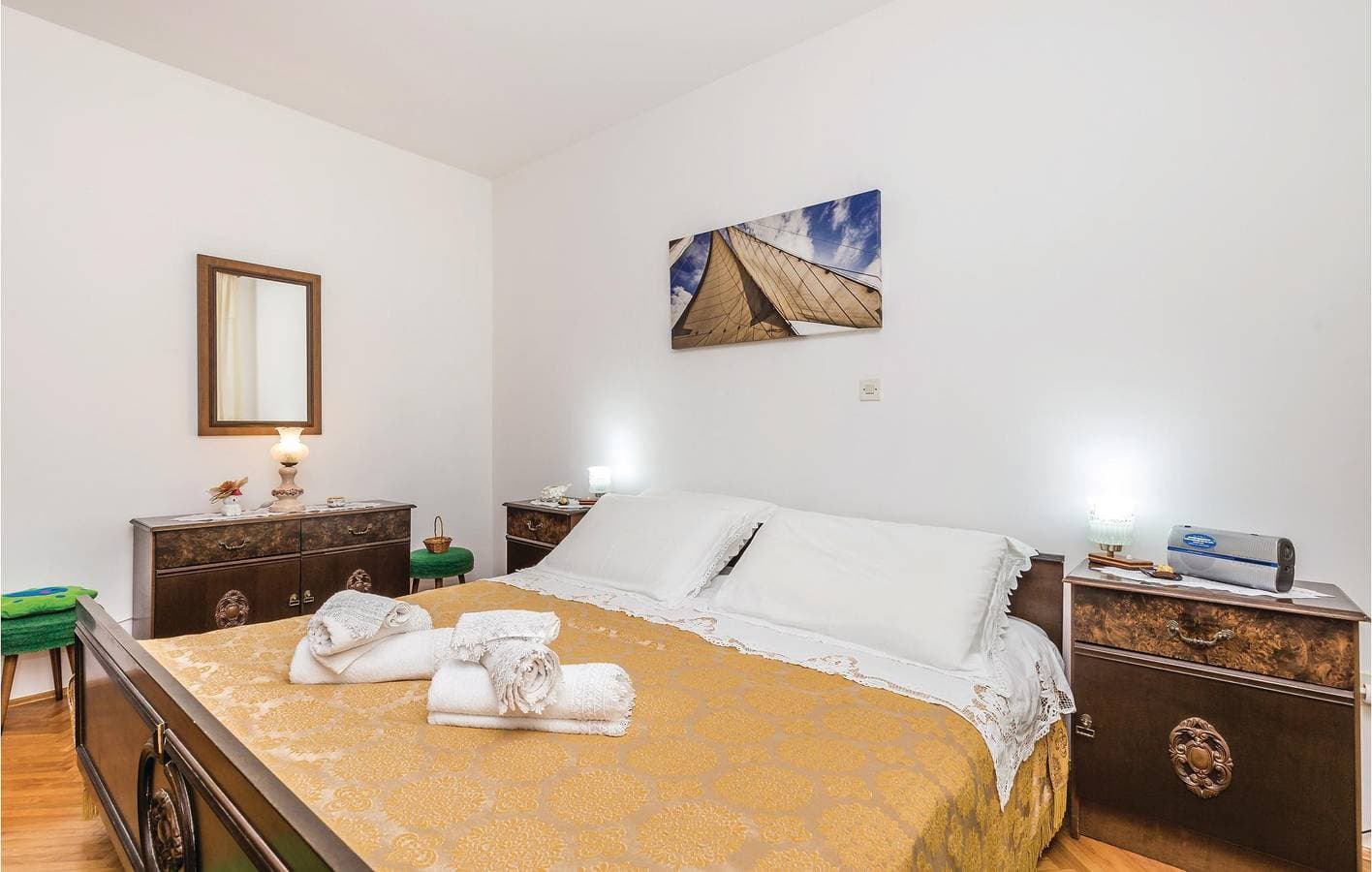 Foto 5 von 28: Gemütliches Apartment mit Meerblick, Terrasse, WLAN und Parkplatz – 300 m vom Strand entfernt