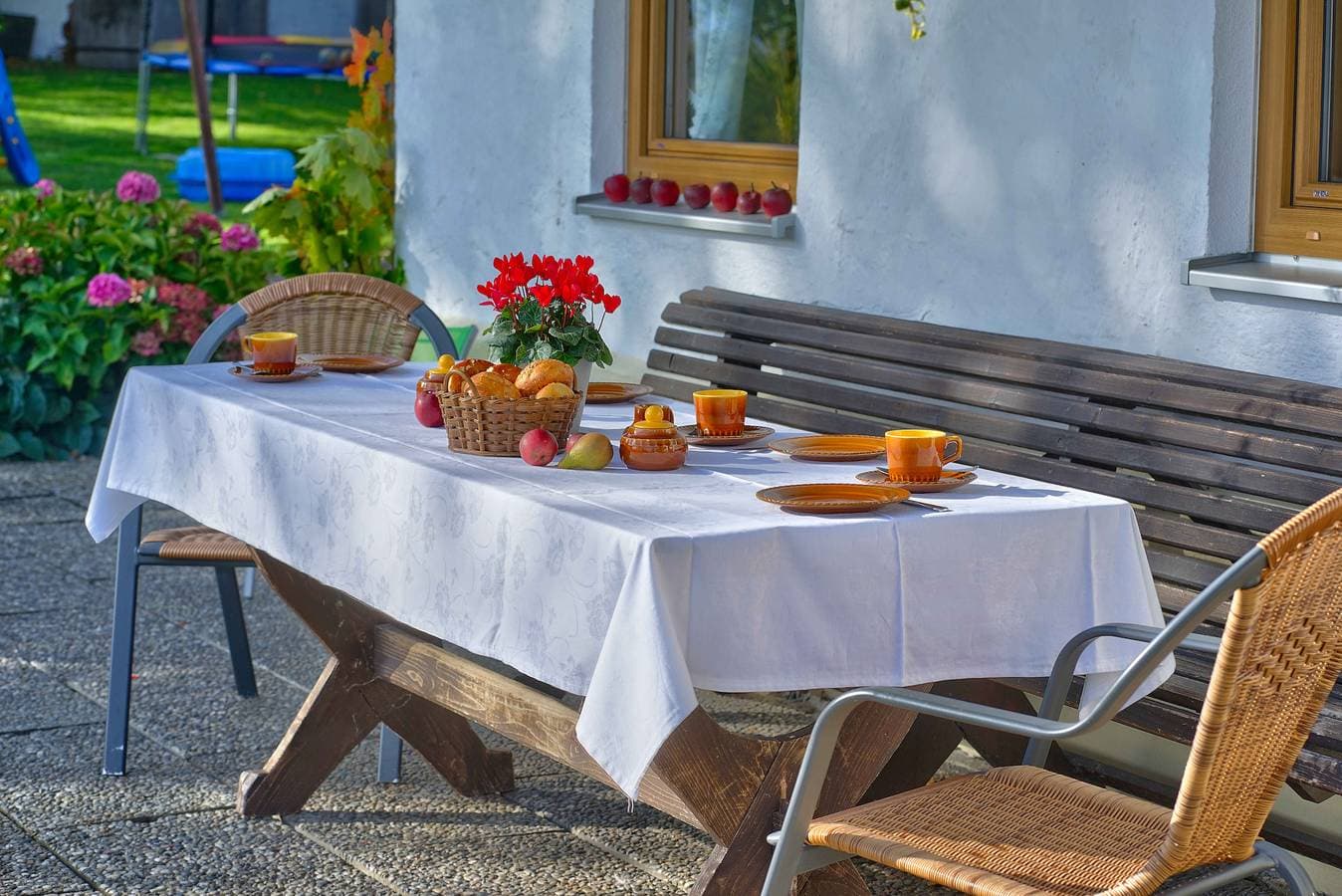Foto 6 von 27: Brausamhof - Ferienwohnung 30qm  mit Balkon für 2 Personen