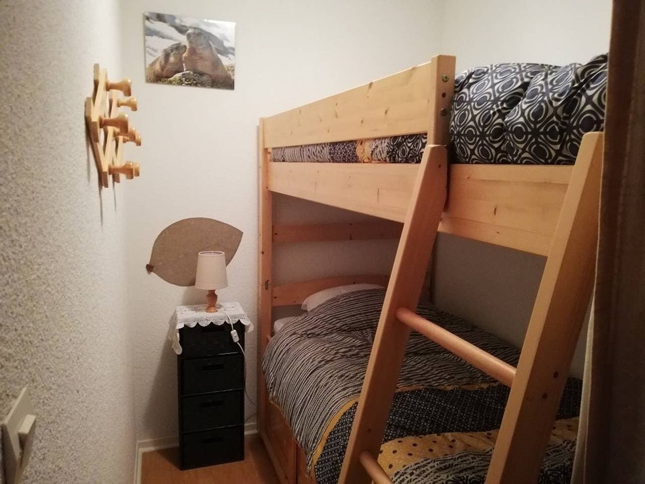 Foto 11 von 13: 2-Zimmer-Kabinenwohnung mit Balkon, Parkplatz, Haustiere erlaubt, WLAN