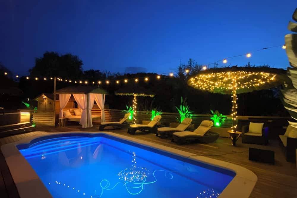 Luxuriöses, abgeschlossenes, klimatisiertes Studio mit privater Terrasse und Nutzung des Pools 1