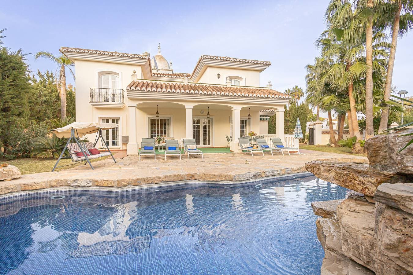 Family villa for 7 Mijas Golf with pool 1