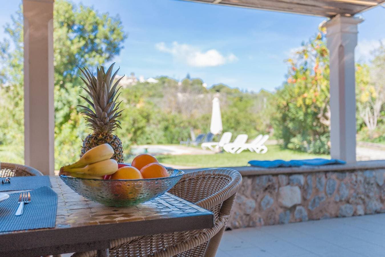 Foto 6 von 22: Ca'N Pou Vell - Ferienhaus mit Meerblick in Búger. Gratis WiFi.