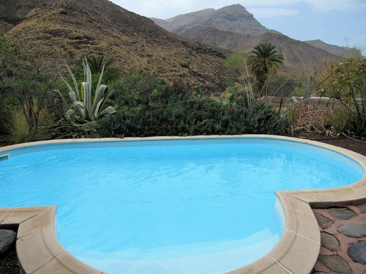 vivelorural Casa en risco de agaete con piscina 1