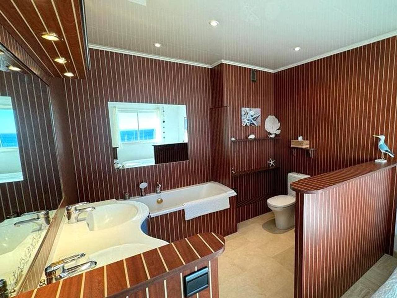 Foto 11 von 15: Große, klimatisierte Wohnung mit Terrassen, Meerblick, Parkplatz und WIFI