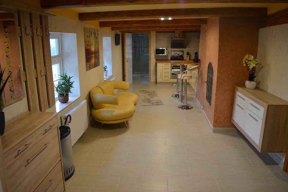 Foto 5 von 25: 125m² Ferienwohnung unterhalb des Schlosses, mit Blick über das Harzvorland