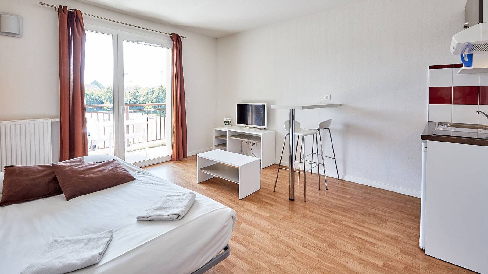 Foto 4 von 28: Studio für 2 Personen mit Balkon