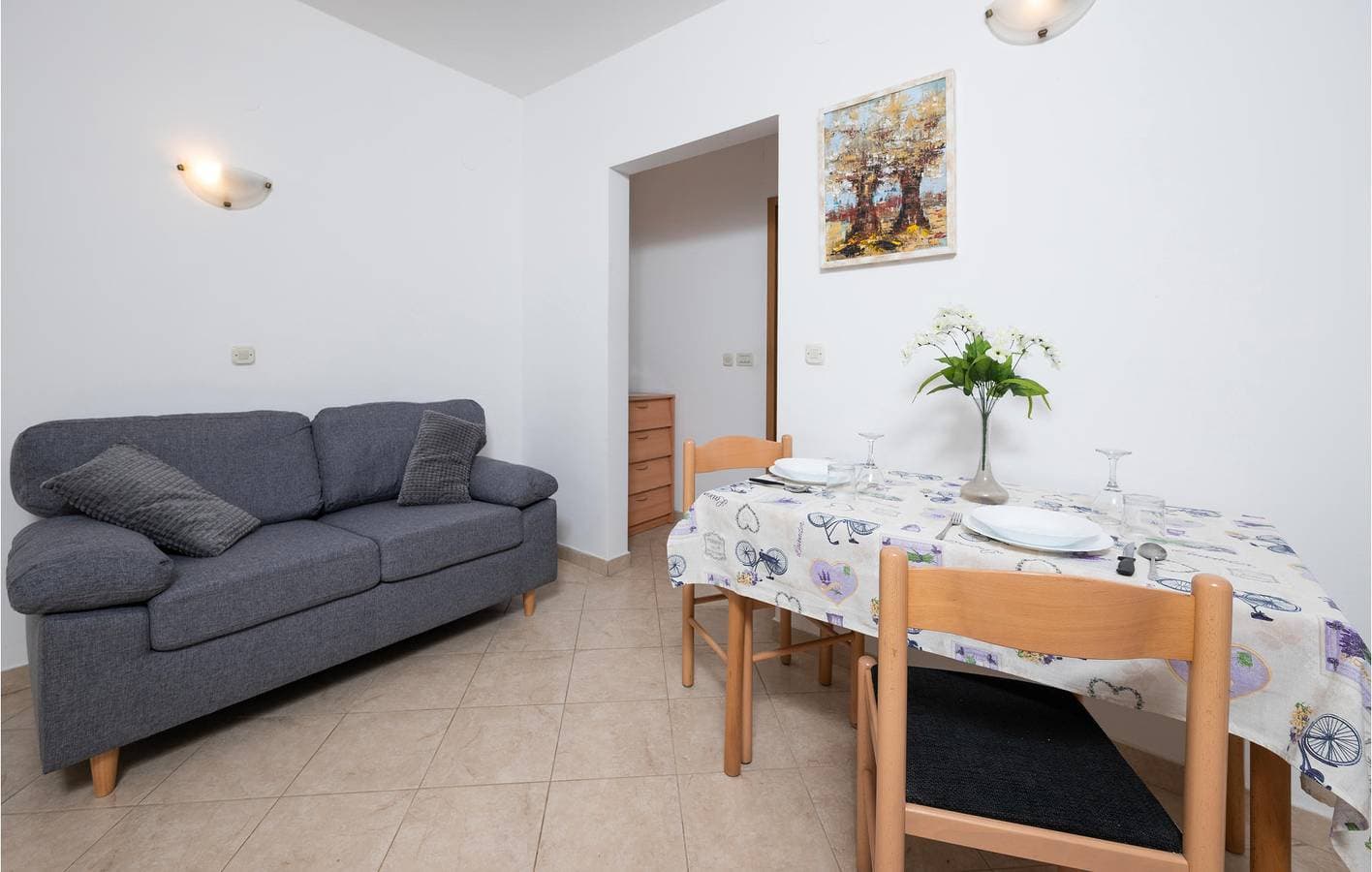 Foto 5 von 21: Gemütliche Wohnung mit Terrasse, WLAN und 1 km zum Strand