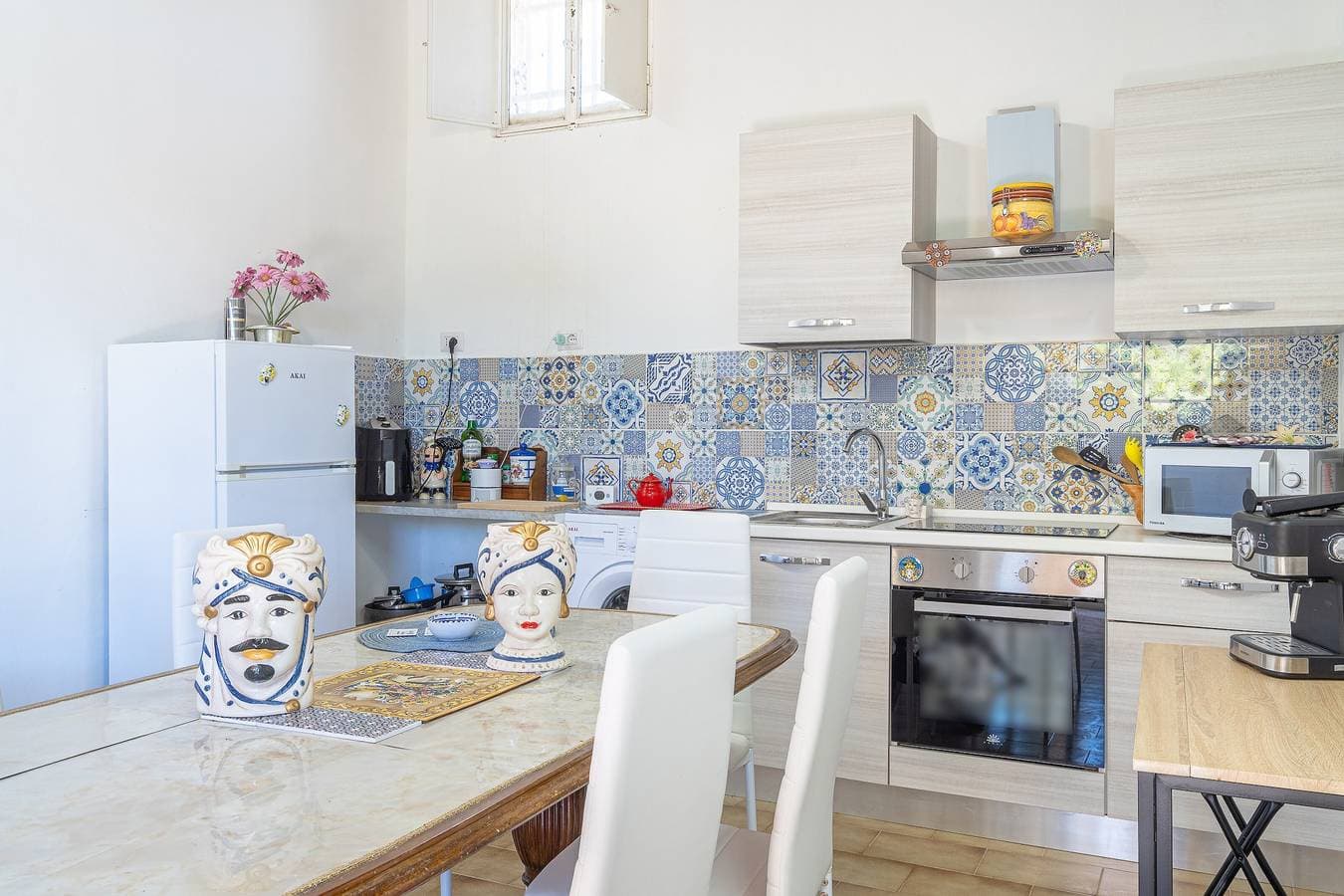 Foto 7 von 28: Apartment 'Villa Dünya Ospitalità Siciliana' mit privatem Pool, Terrasse und Klimaanlage