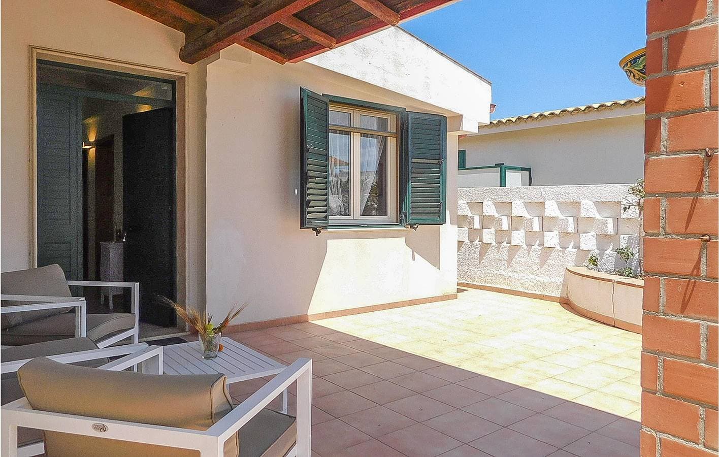 Foto 8 von 29: Appartement mit Meerblick, Parkplatz und Internet - 1000m zum Strand