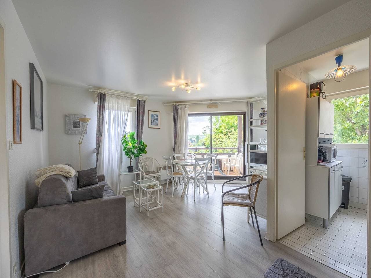 Gemütliche Wohnung mit Parkplatz und Balkon - 4P - Deauville 1