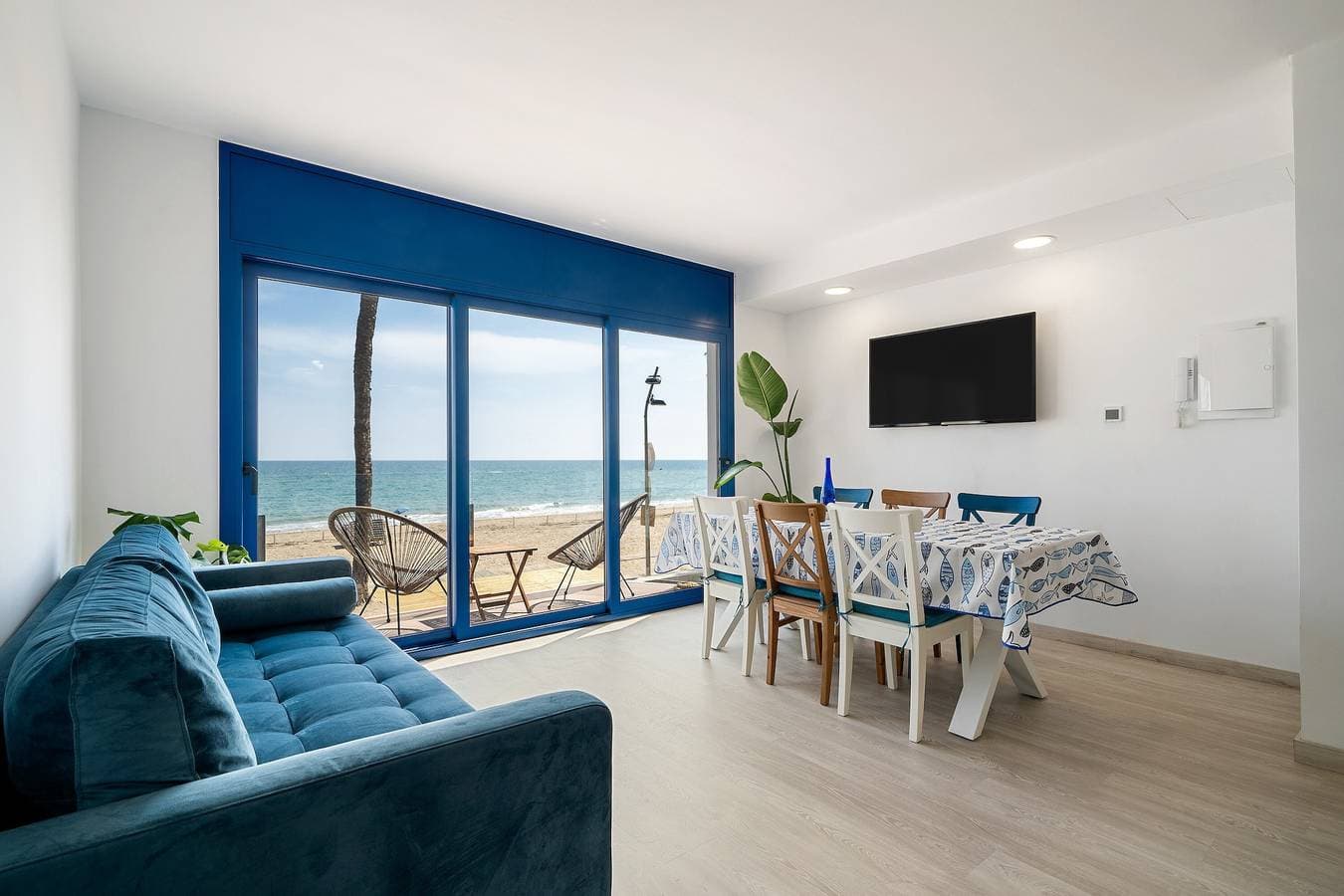 Foto 10 von 27: La Casa del Pescador Calafellmar mit Meerblick, WLAN und Klimaanlage