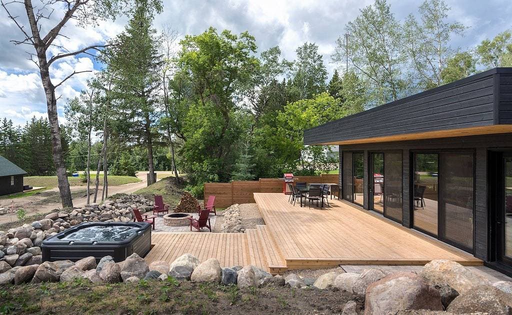Clear Lake, cabin, hot tub 1