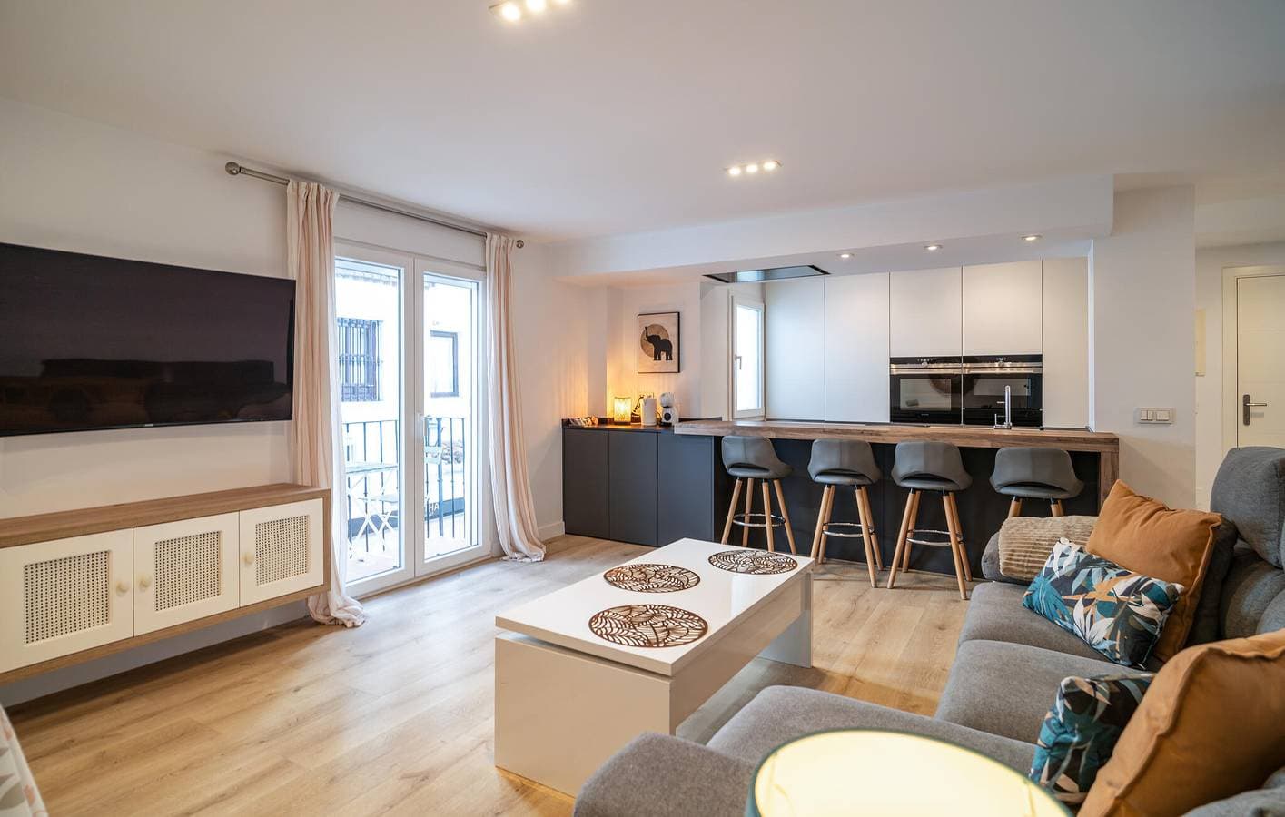 Foto 6 von 20: Gemütliche Wohnung mit Terrasse in der Nähe von Playamar Beach