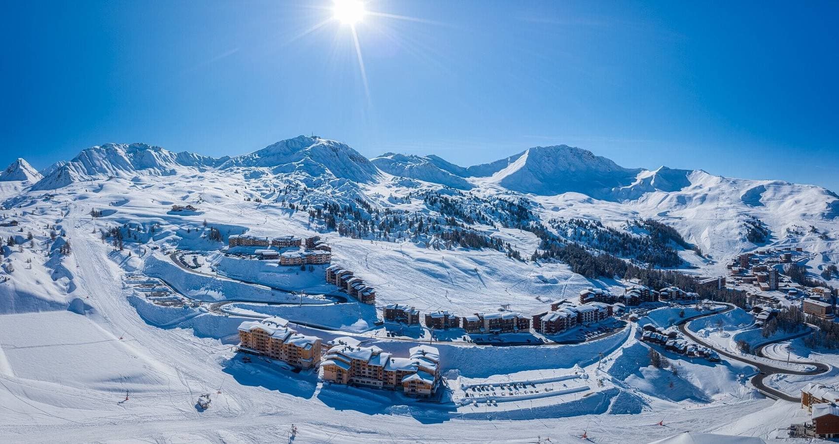 Foto 5 von 29: Appartement Refuge sur Pistes: Plagne Village, Bergblick, Balkon & WLAN
