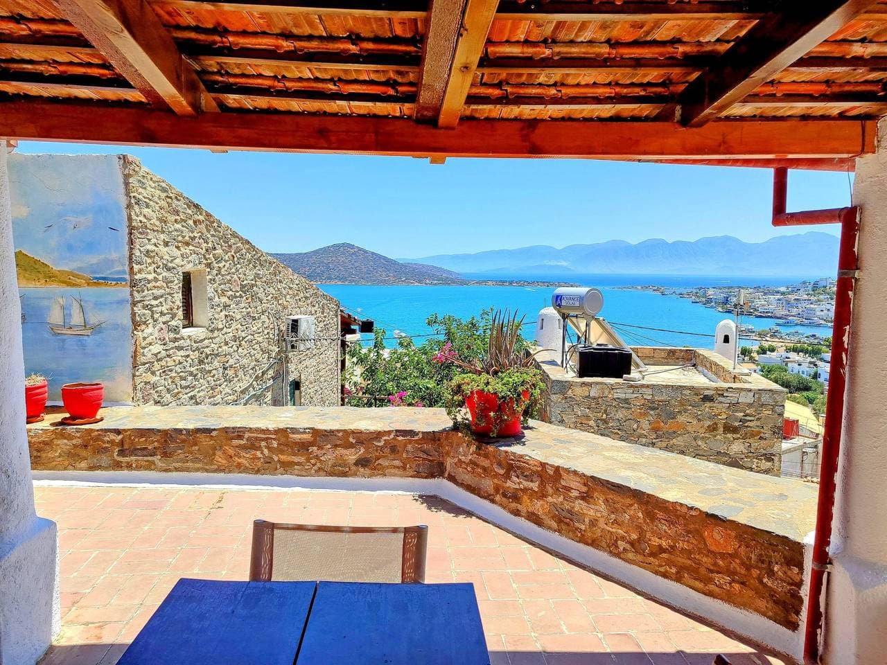 Authentisches Kreta Elounda Haus mit Meerblick Margarita 1