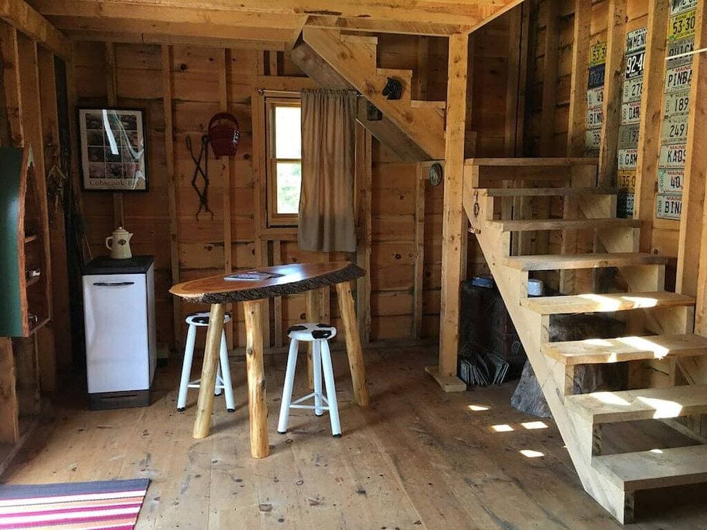 Foto 12 von 21: Charmante Etagenbetten-Hütte in Rossport am Meer