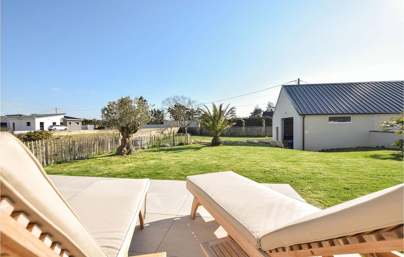 Foto 13 von 46: Gemütlich, 2 km vom Strand entfernt: 180 m² große Wohnung mit Garten, Whirlpool und WLAN