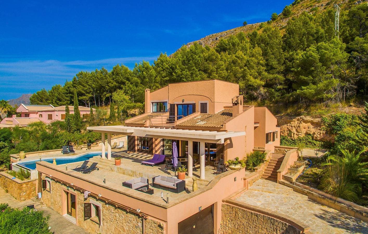Rückzugsort am Meer mit Pool, Küche & AC| nahe Platja de Colonia de Sant Pere 1