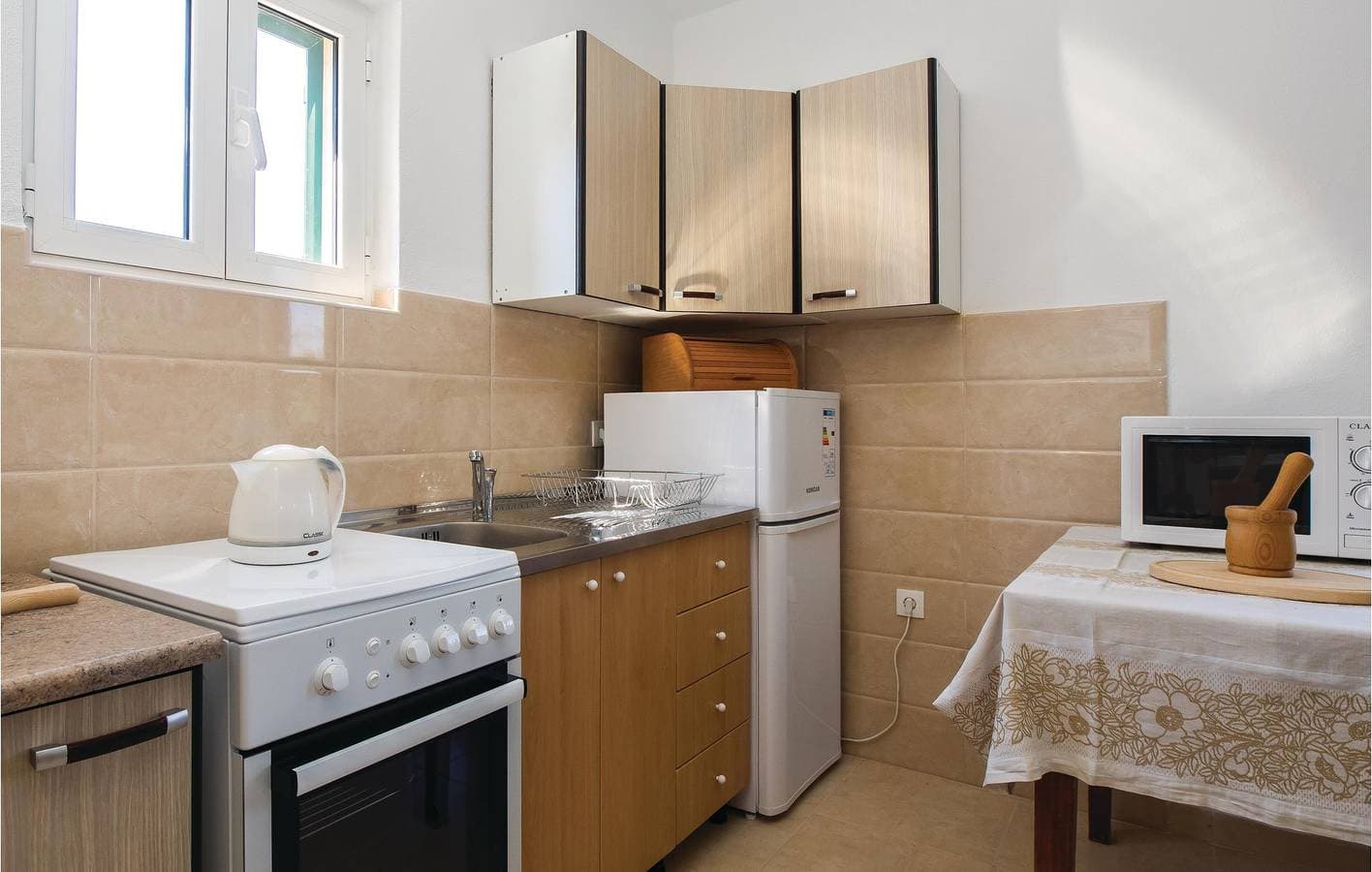 Foto 13 von 25: Gemütliche Wohnung mit Terrasse, WLAN und Parkplatz, 1,5 km vom Strand entfernt