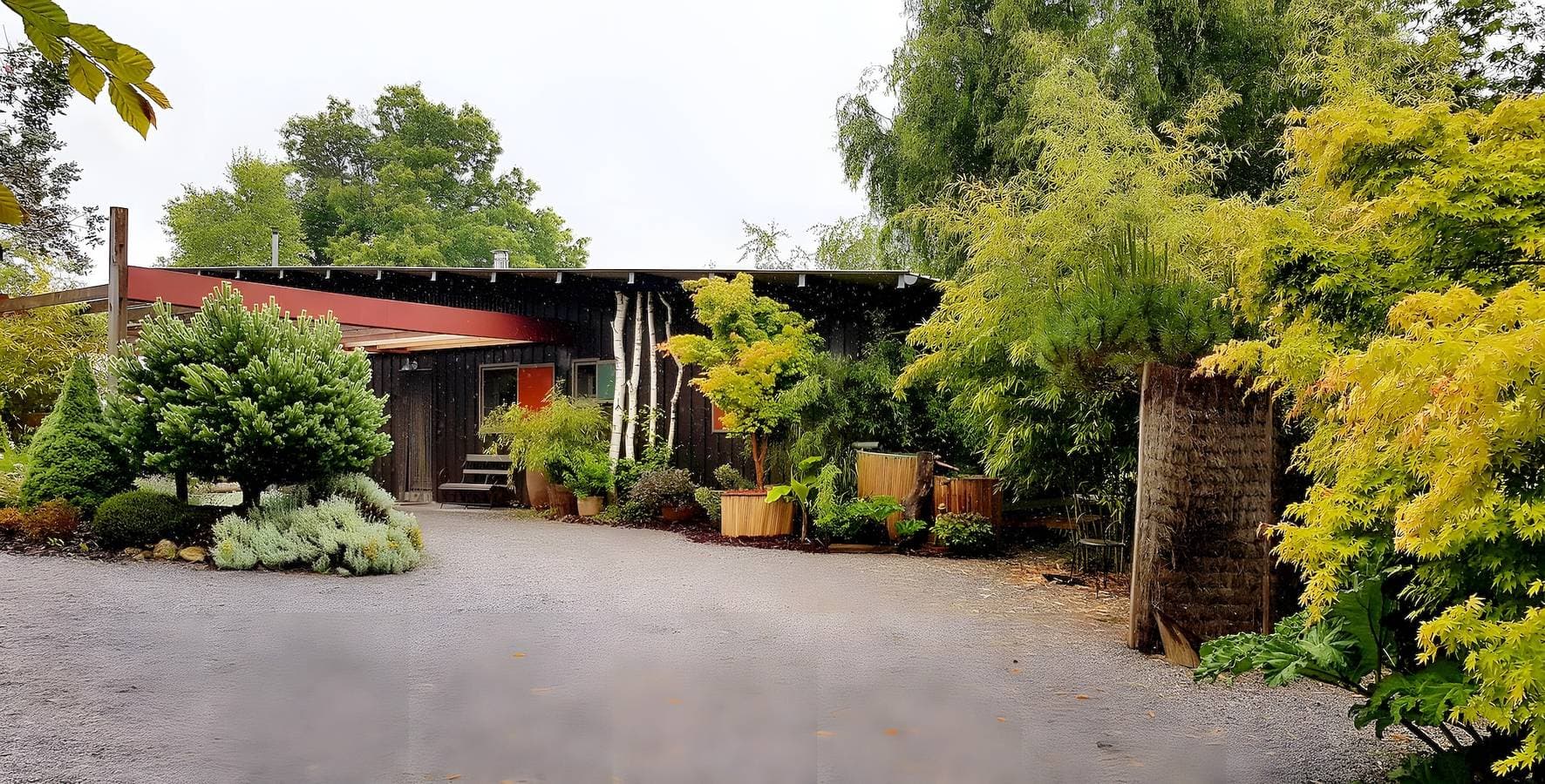 Foto 13 von 16: Gîte Dilos – Ferienhaus in Gan mit Bergblick und Garten