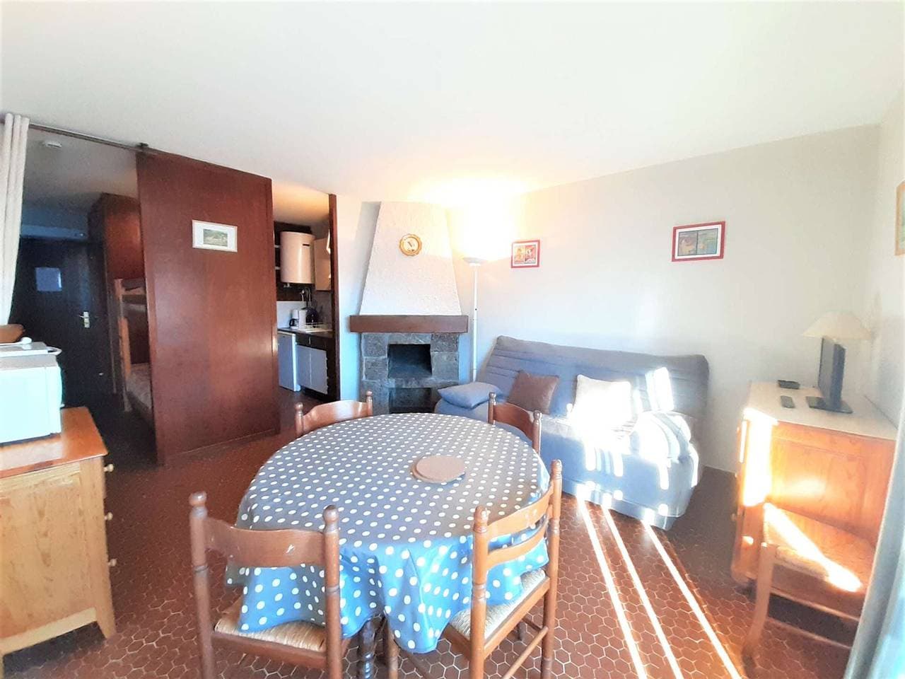 Foto 4 von 12: Gemütliches Studio für 4, Balkon, ausgestattete Küchenzeile, Pla D'Adet