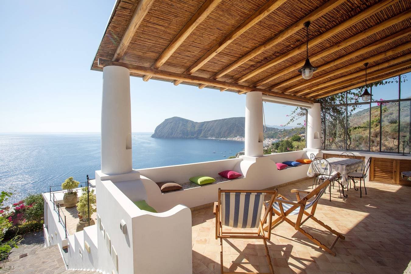 Haus mit Garten und Meerblick in Lipari 1