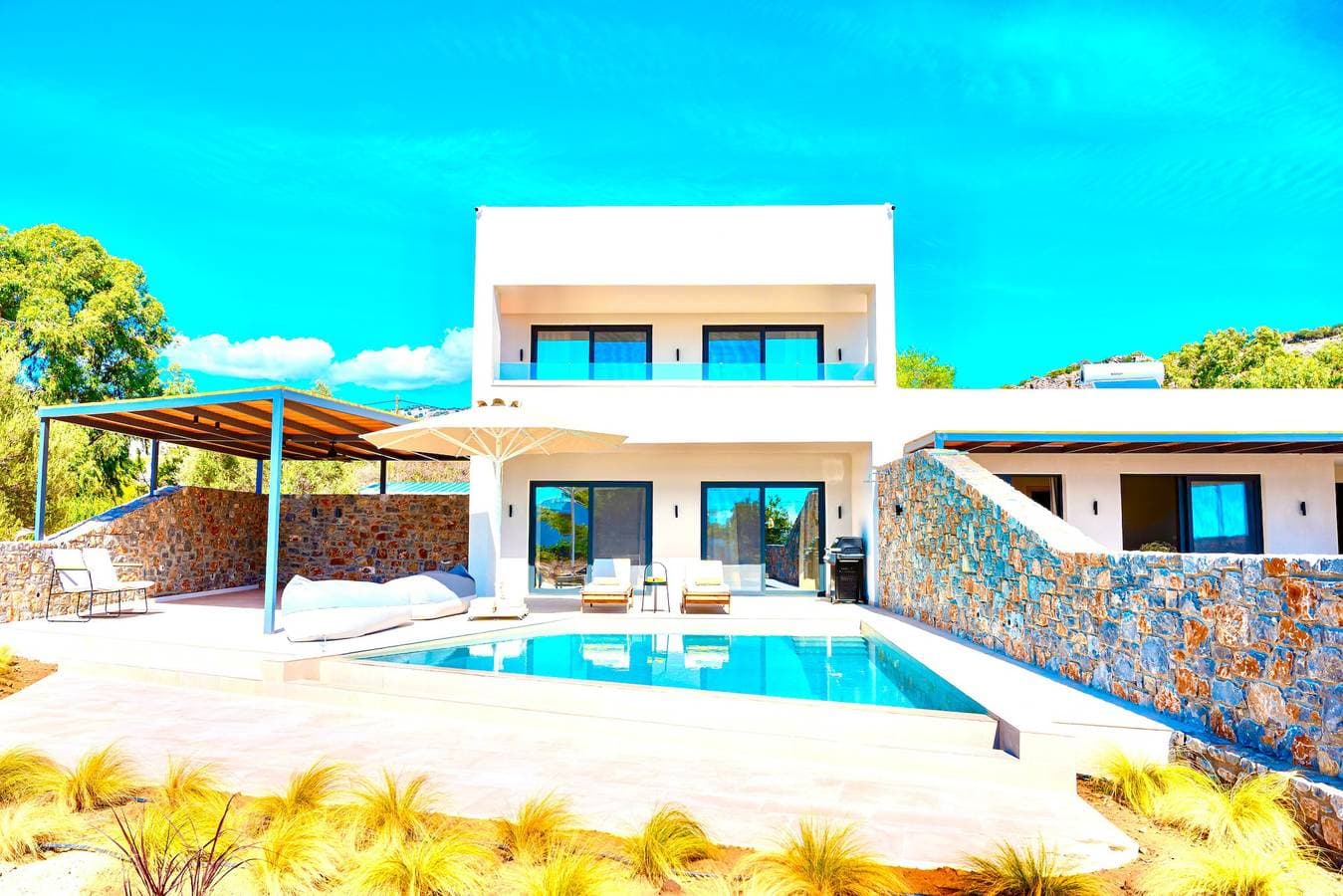 Foto 12 von 45: Luxuriöse Villa 'Selene 3' für 6 Personen mit privatem Pool & Berg- und Landblick