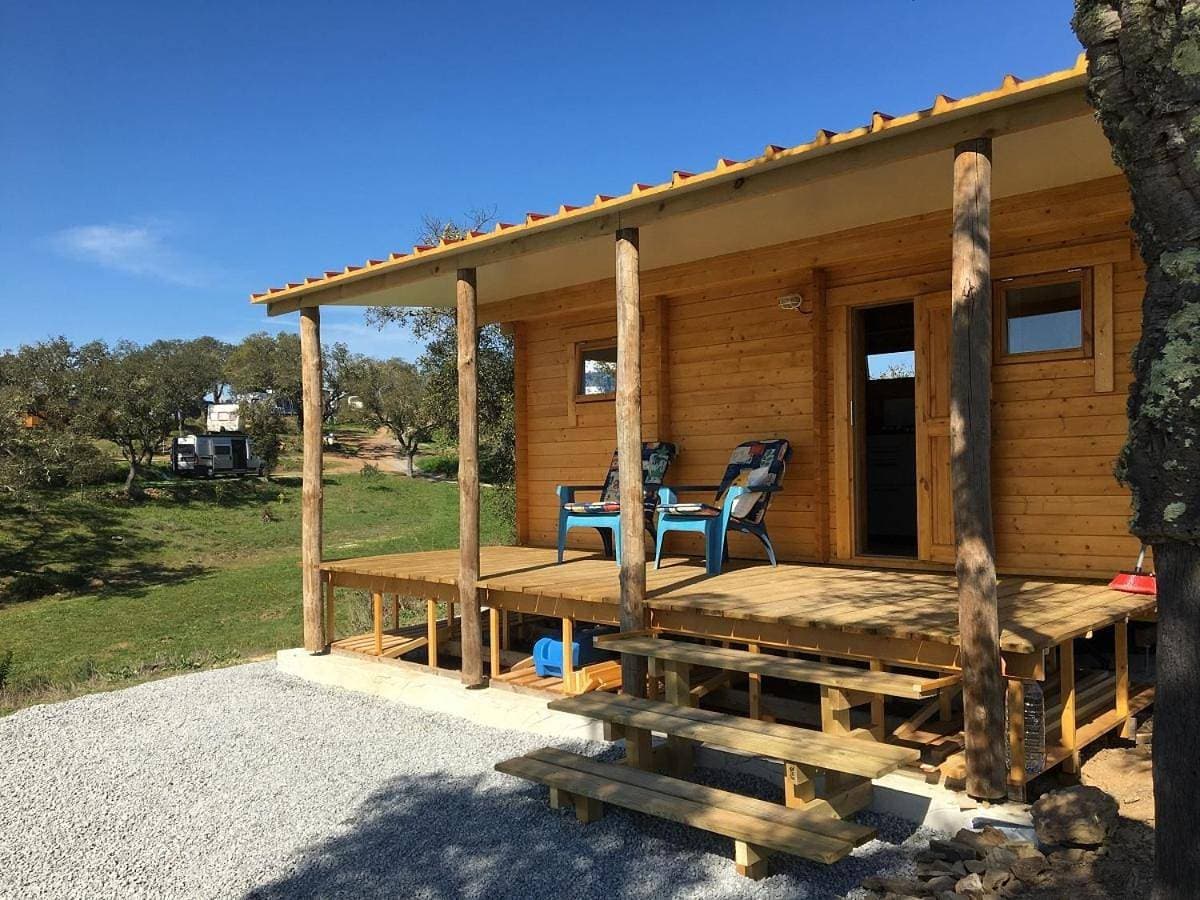 Woody caravan op de camping 1