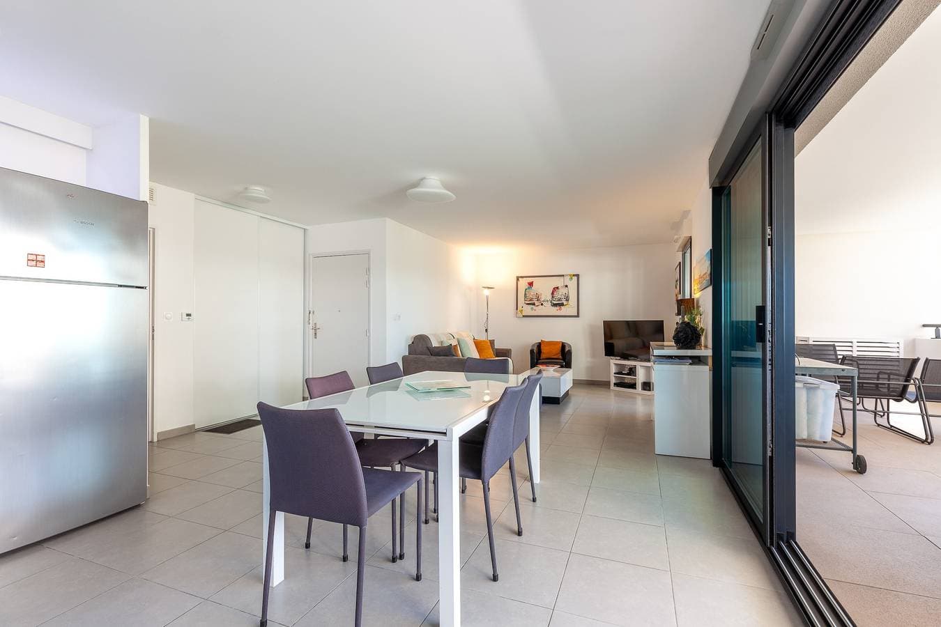 Foto 6 von 23: Ferienwohnung "O de mer D101" mit Meerblick, privater Terrasse & Wi-Fi