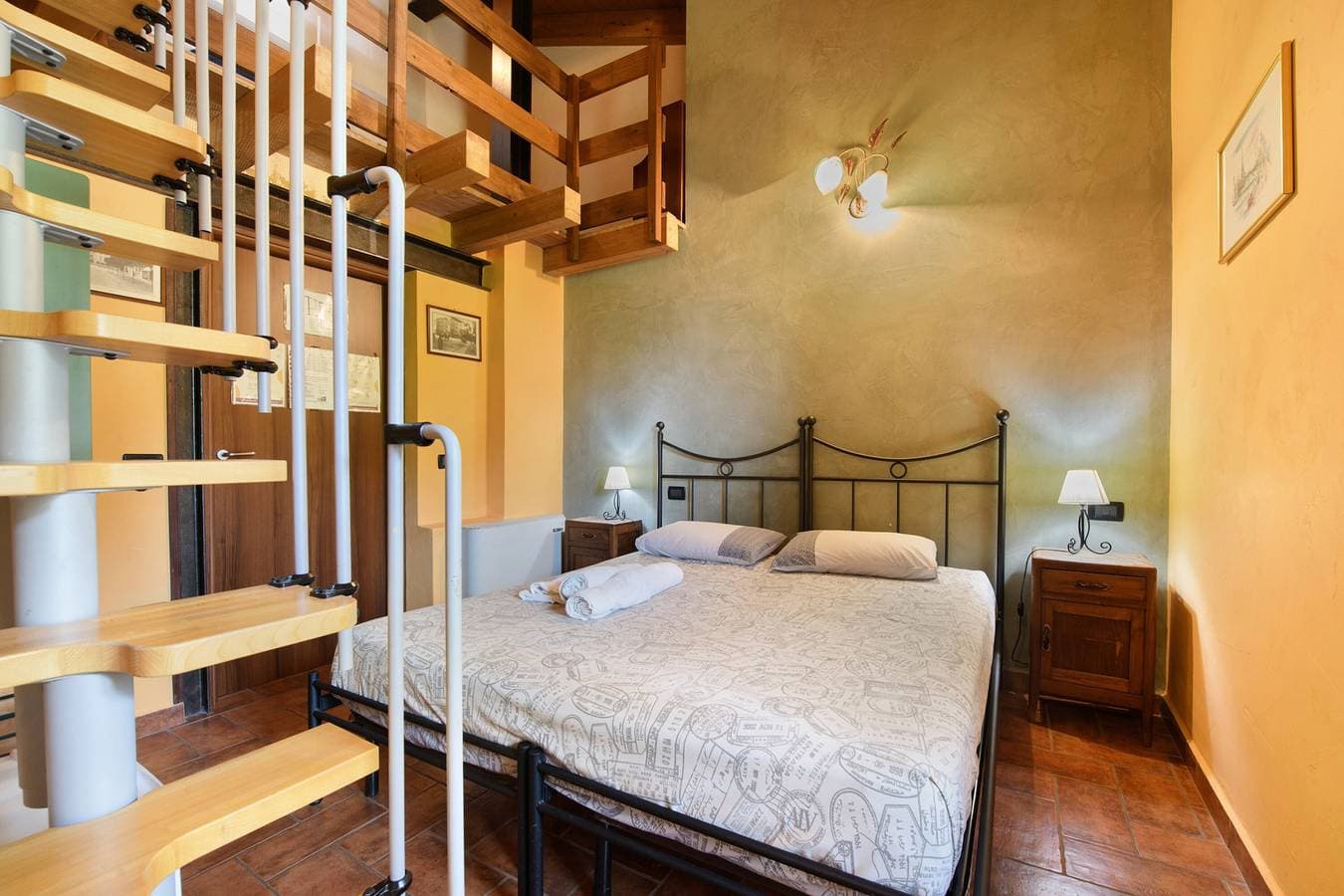 Foto 10 von 28: Zimmer „Stanza 1“ mit Bergblick, WLAN und Klimaanlage