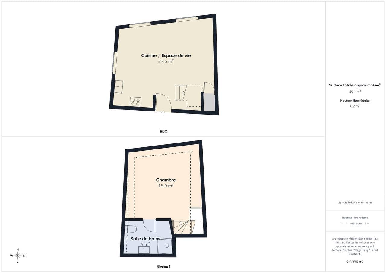 Foto 11 von 14: Charmantes Duplex für 2 im Stadtzentrum