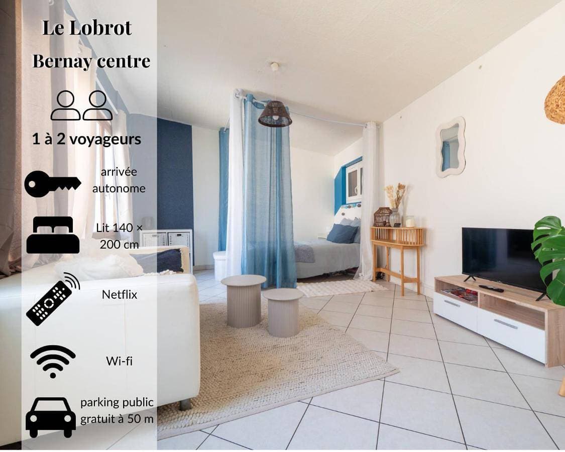 Le Lobrot - studio 2 personnes - parking facile 1