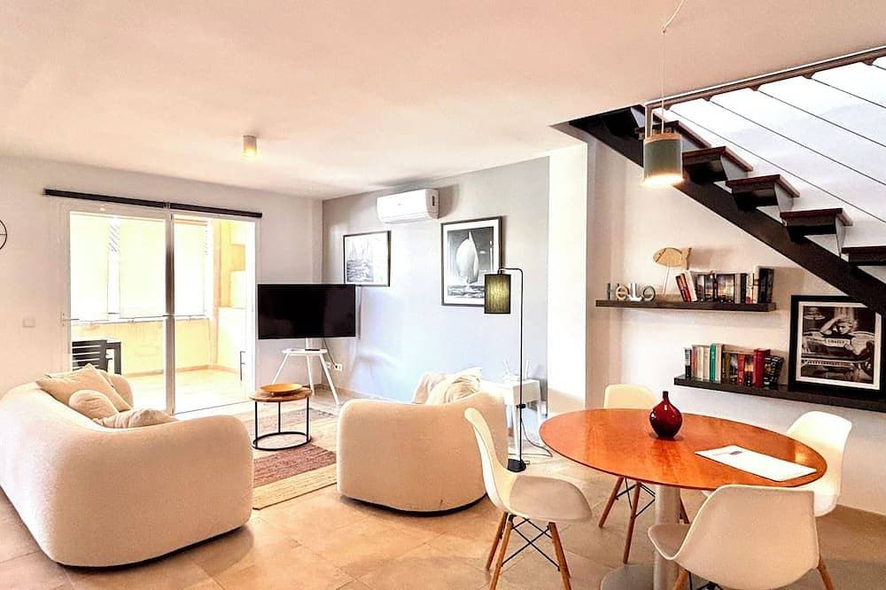 Foto 7 von 30: Dachgeschoss: private Terrassen, Wlan , Klima, Tvsat