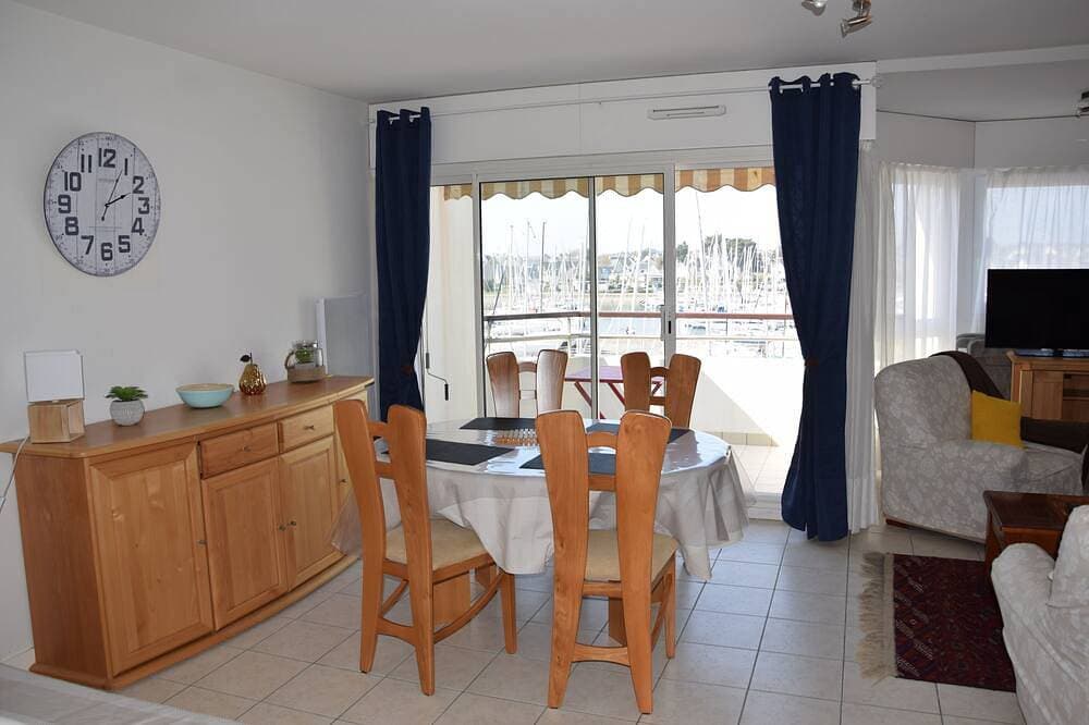 Wohnung klassifiziert 3 Sterne Meerblick und Hafen von Crouesty 1