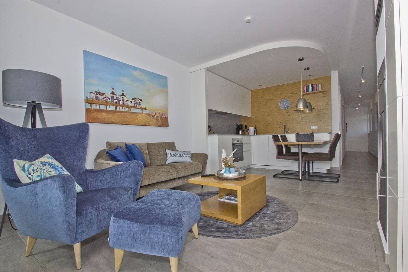 Foto 6 von 24: Moderne Ferienwohnung in Wassernähe mit Meerblick - Ferienwohnung Heimathafen
