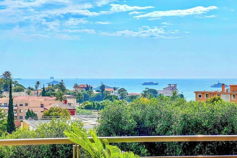 Large terrace with sea view - parking, air conditioning, direct beach access... 1