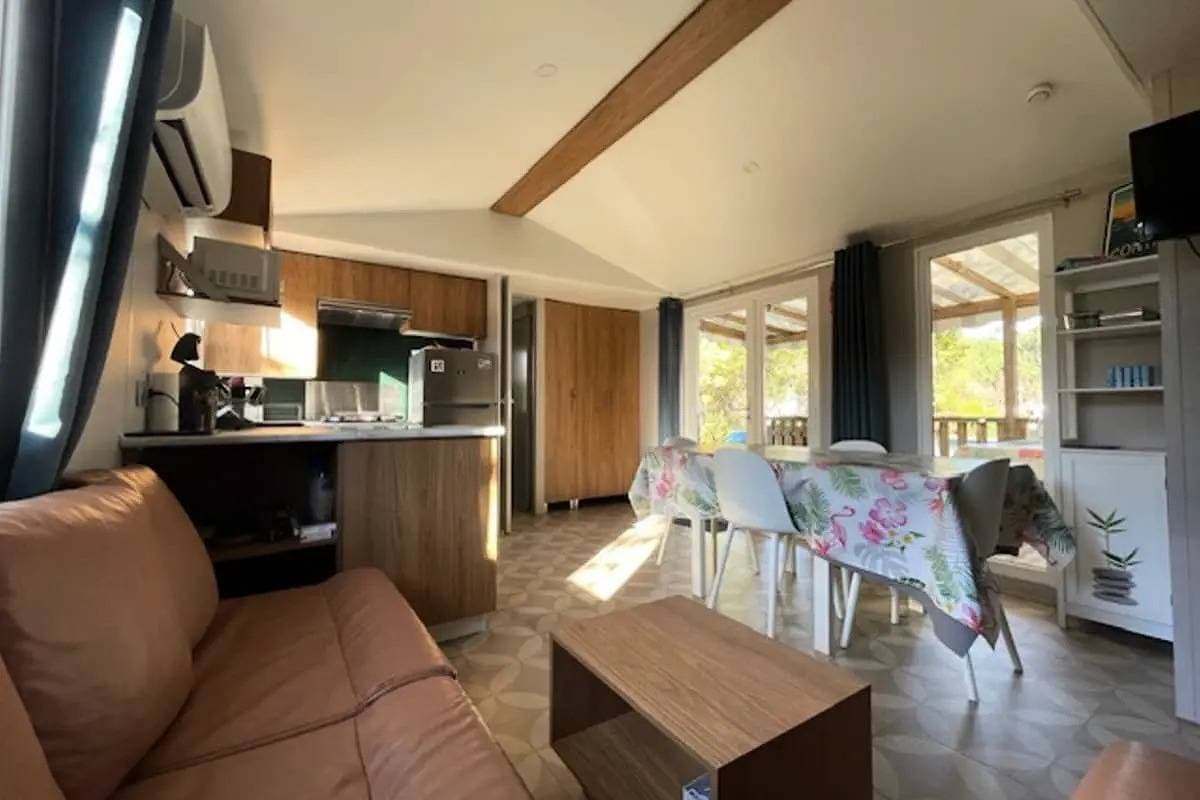 Foto 7 von 15: Mobilhome 3 chambres Camping Les Dunes de Contis
