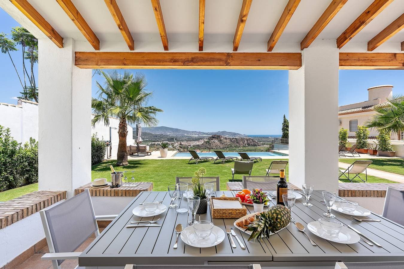 Foto 2 von 26: Villa "Las Arenas" mit Meerblick, privatem Pool & WLAN