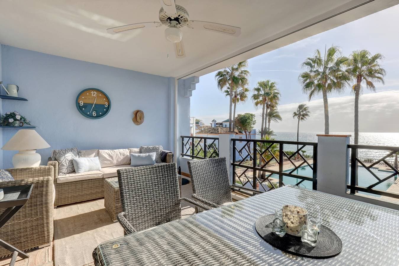 Foto 4 von 30: Ferienwohnung 'La Perla de Marakech 14' in der Nähe dem Strand mit Meerblick, Pool und WLAN
