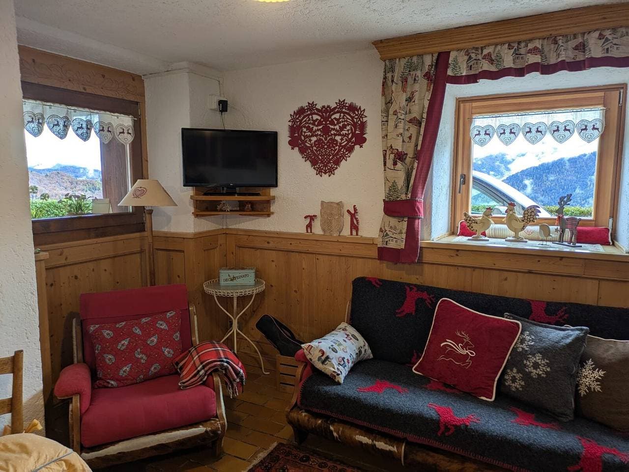 Foto 7 von 32: Ferienhaus "Baita Nido tra i Monti" mit Bergblick und Terrasse