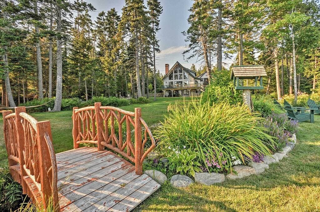 Waterfront Prospect Harbour Cottage mit Hof und Feuerstelle 1