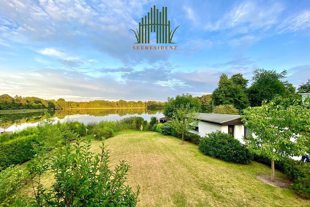 Traum Ferienhaus am Schweriner See ✓ Urlaub mit Hund & angeln am Privatstrand ✓ 1