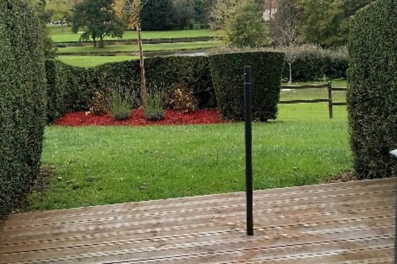 Foto 6 von 18: Komfortable Wohnung in Houlgate mit Gartenblick