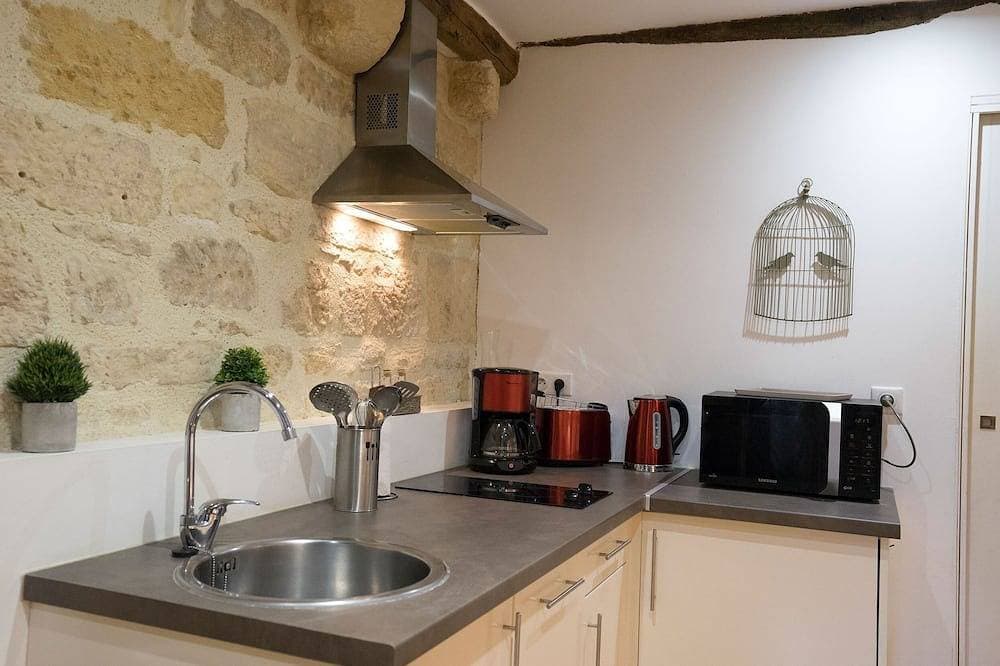 Foto 9 von 10: Studio-Standard-Eigenes Badezimmer-La petite Salamandre