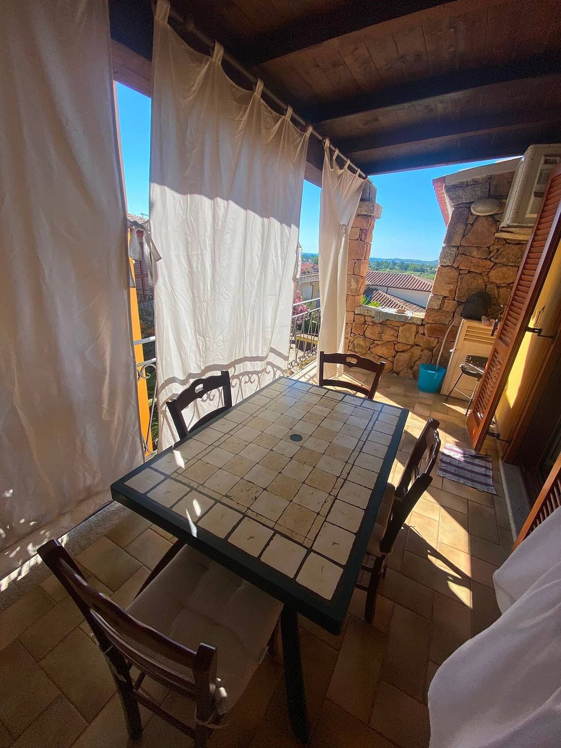 Foto 10 von 18: Ferienhaus 'Neda' mit Meerblick, privater Terrasse und Klimaanlage