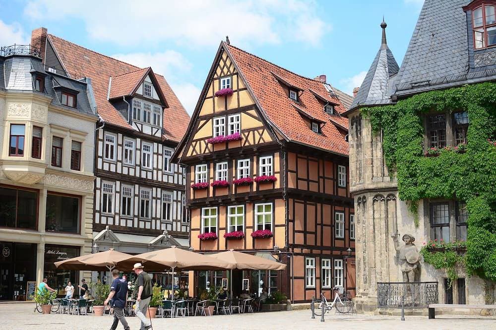 Foto 11 von 24: Im Zentrum von Quedlinburg, ruhig und mit Blick in den Garten und Parkplatz
