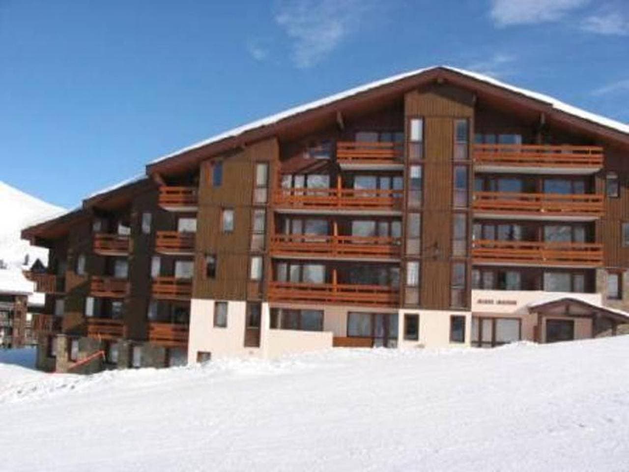 Foto 12 von 12: Gemütliches Studio 2 Pers, Ski-in/Ski-out, Balkon, Pistenblick