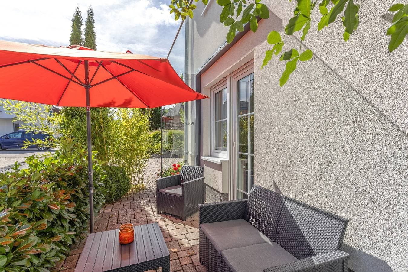 Foto 5 von 23: Ferienwohnung 'Sommerwind Am Finkenbusch' mit Bergblick, privater Terrasse und Wi-Fi