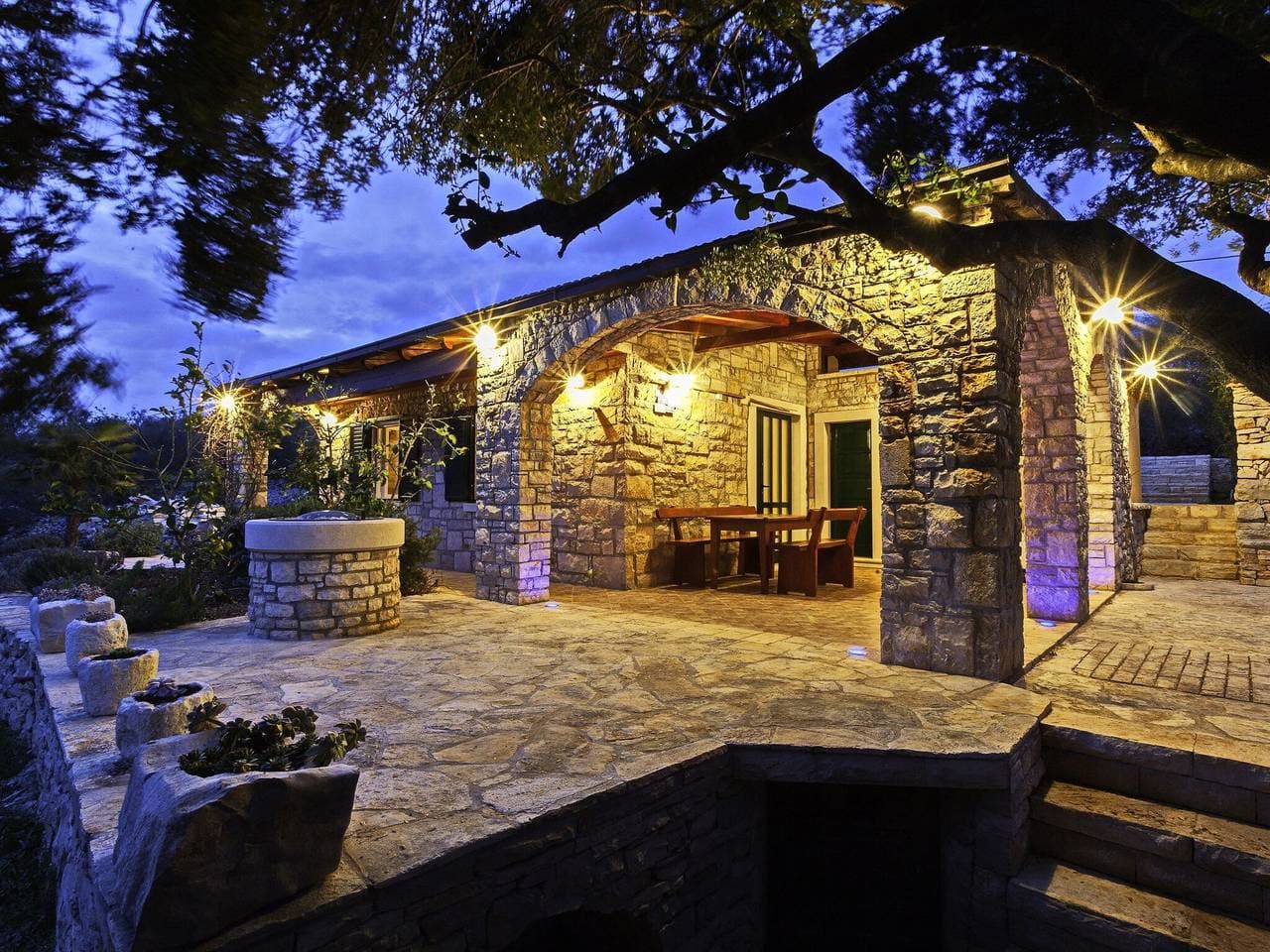 Stone House San Pelegrin-Two Bedroom Holiday Home with Terrace and Sea View 1